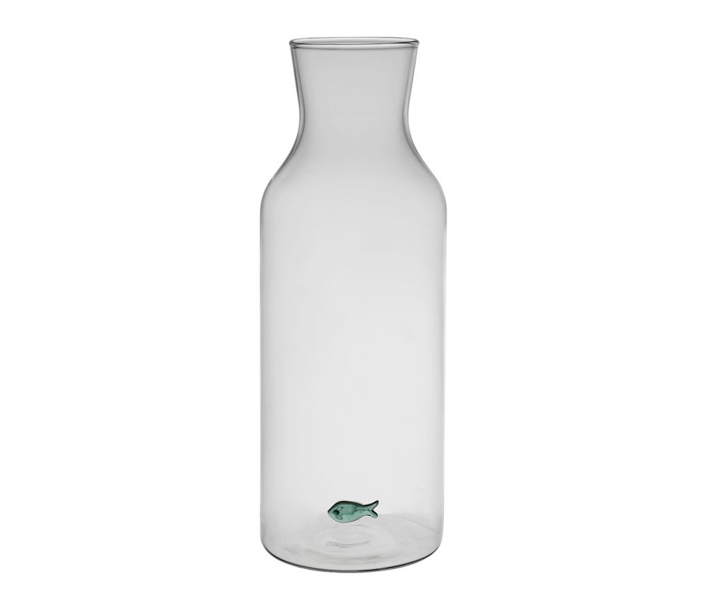 Glass Pitcher, Summer Sea Fish