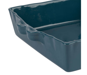 Large Oven Dish, Peacock Blue