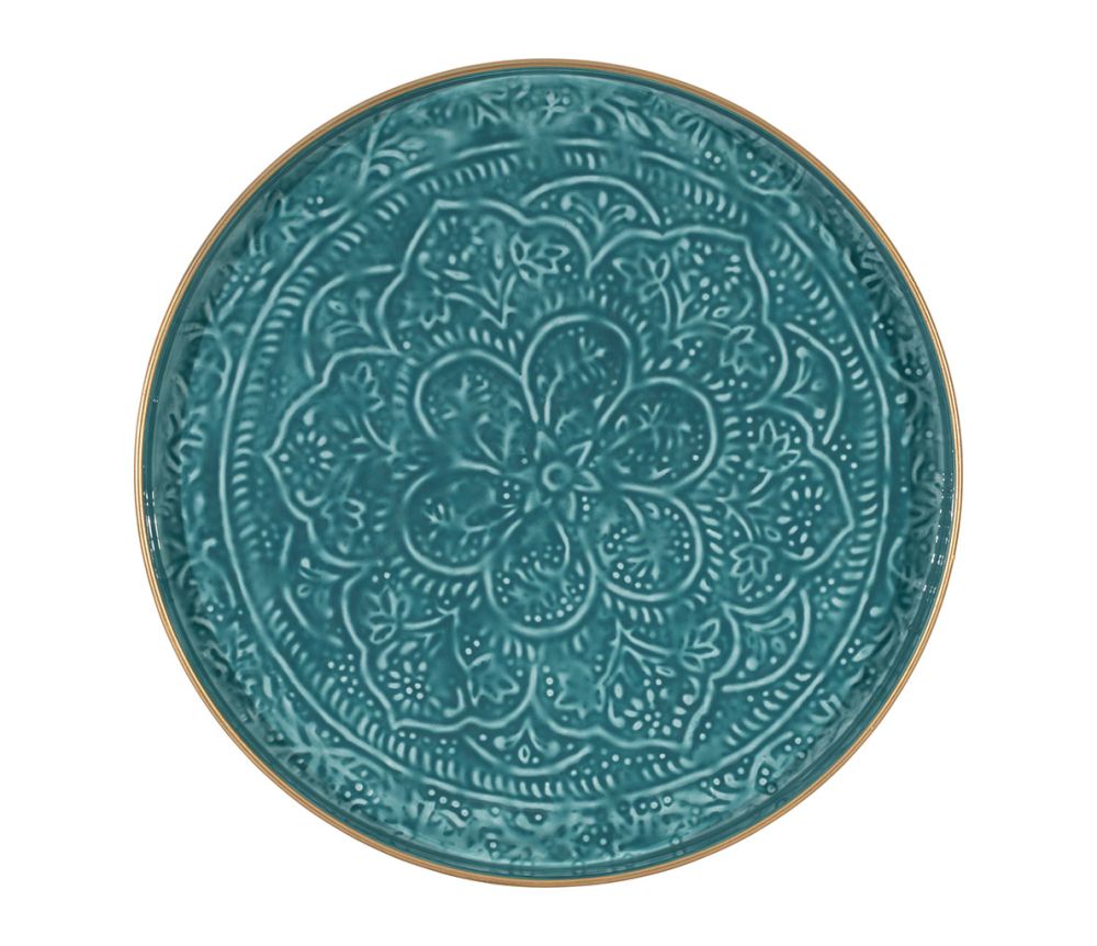 Arabise Turquoise Tray