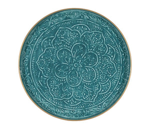 Arabise Turquoise Tray
