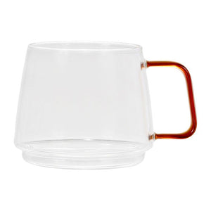 Amber Glass Teacup
