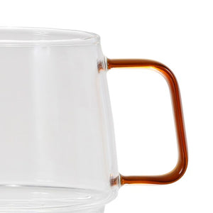 Amber Glass Teacup