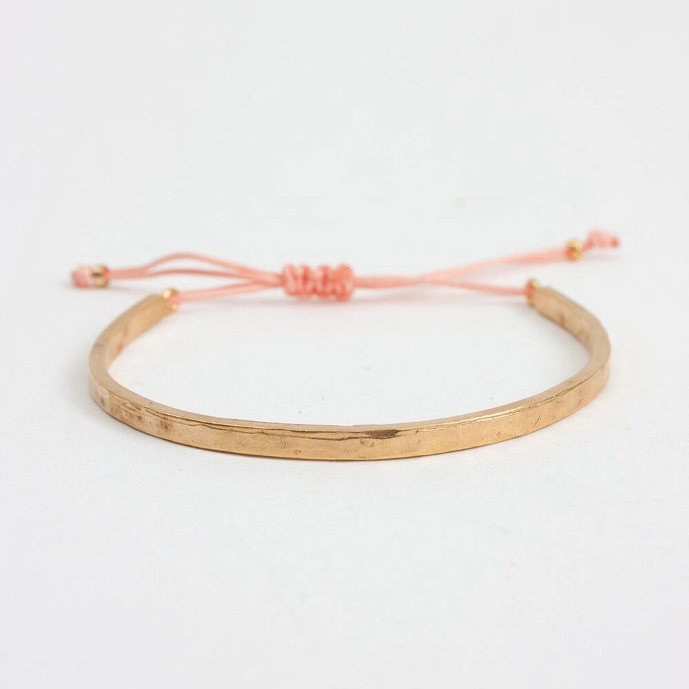 Gold Celeste Bracelet - Soft Pink
