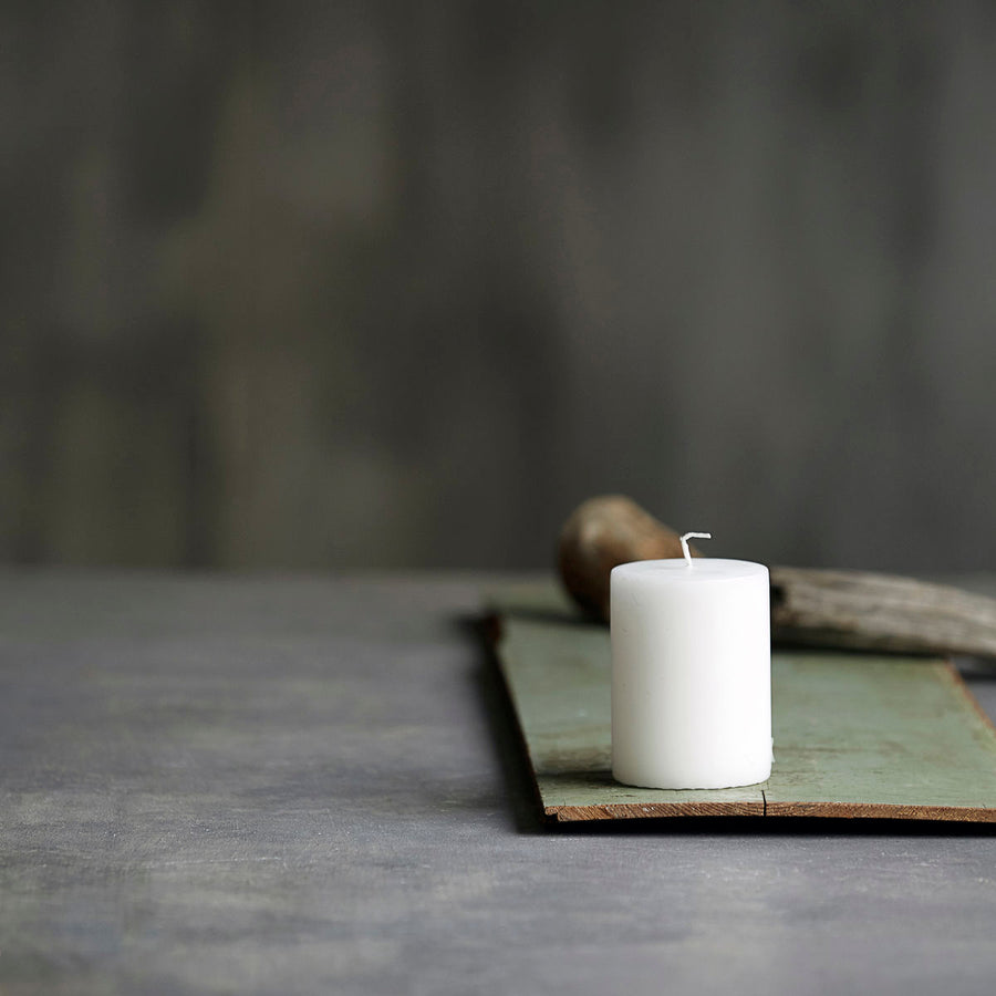 Candle, White 70 x 100mm