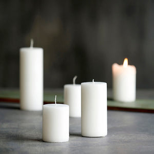 Candle, White 70 x 100mm