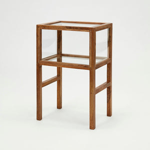 Montre Side Table, Antique Brown