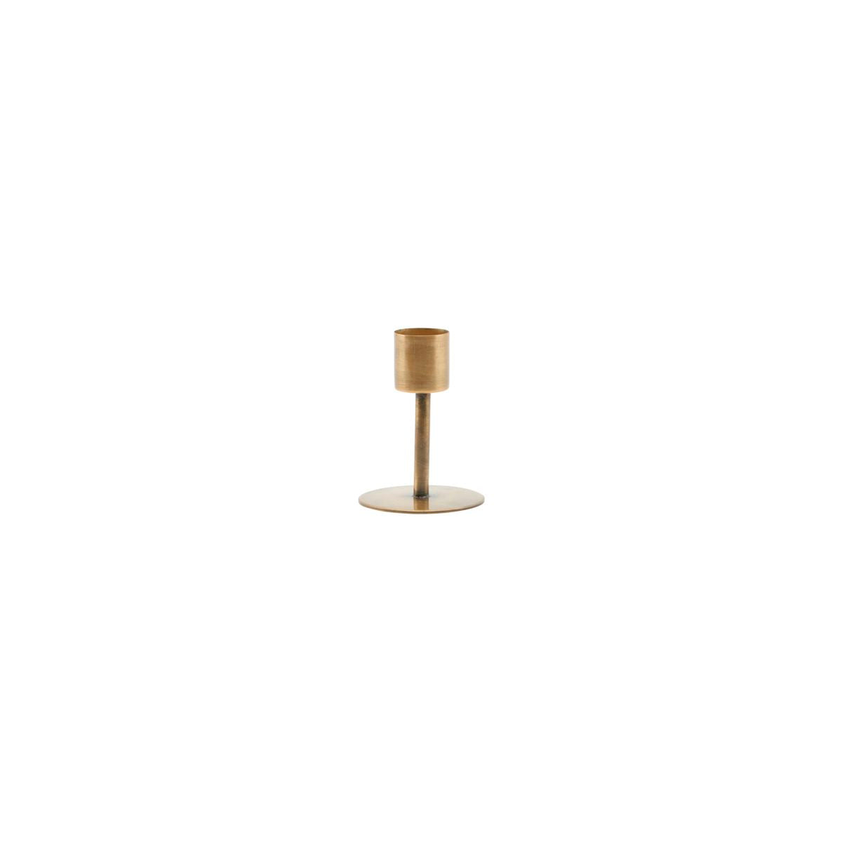 Anit Candle Stand Brass Finish - Small