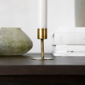 Anit Candle Stand Brass Finish - Small