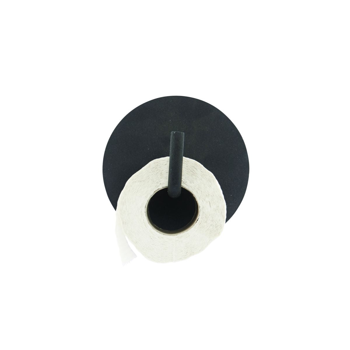 Text Toilet Paper Holder - Black