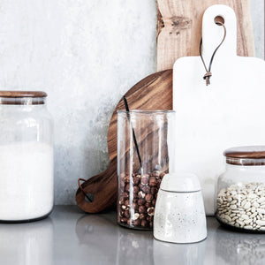 Rustic Sugar Bowl with Lid