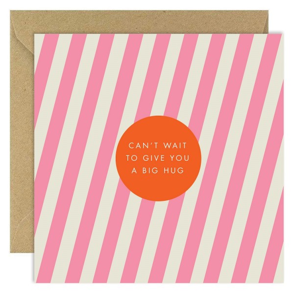 Bold Bunny Card - Cant wait to give you a big hug