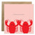 Bold Bunny Card - congratulations lobster