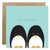 Bold Bunny Card - Happy Anniversary Penguin