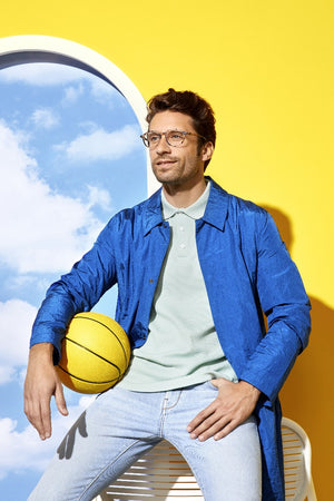 Reading Glasses #D - Blue Tortoise