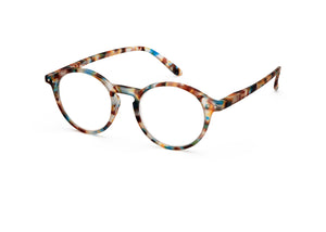 Reading Glasses #D - Blue Tortoise