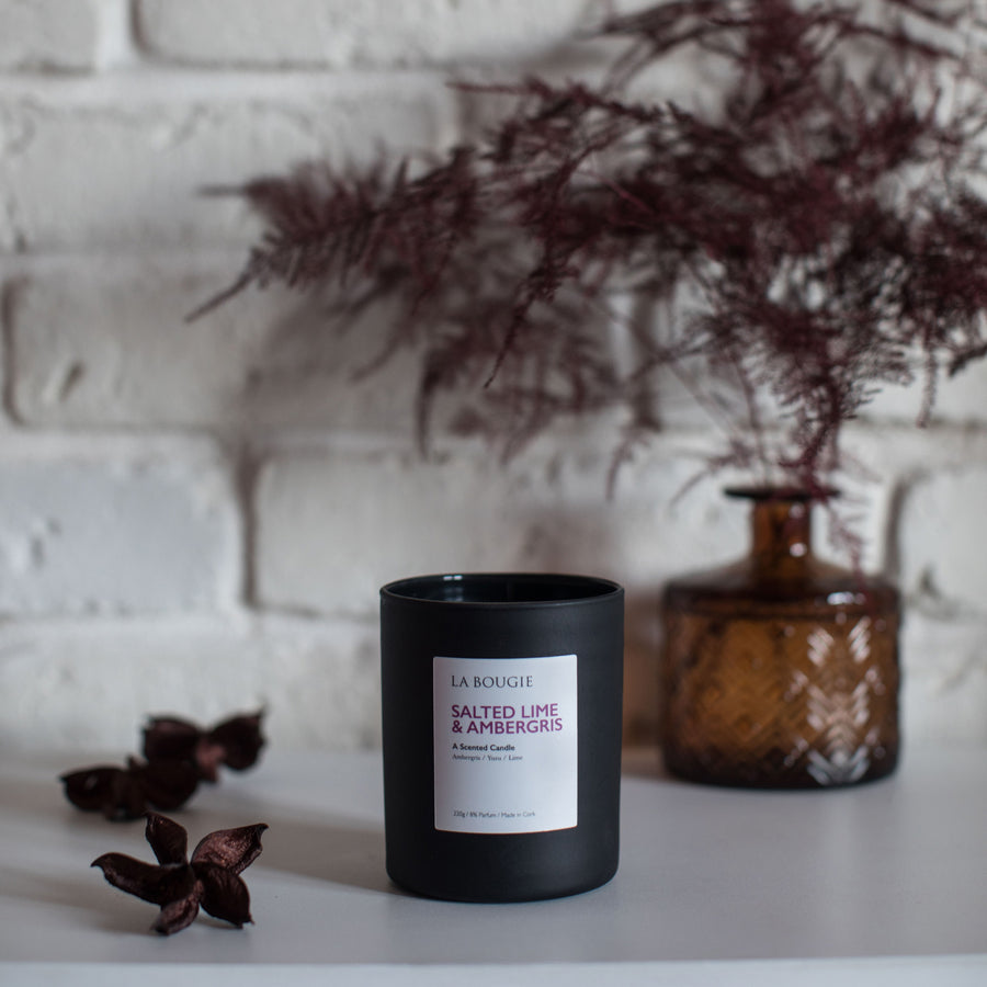 Salted Lime and Ambergris Candle