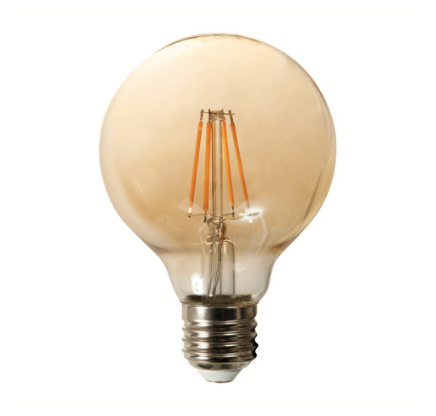 LED Amber Edison Bulb sphere