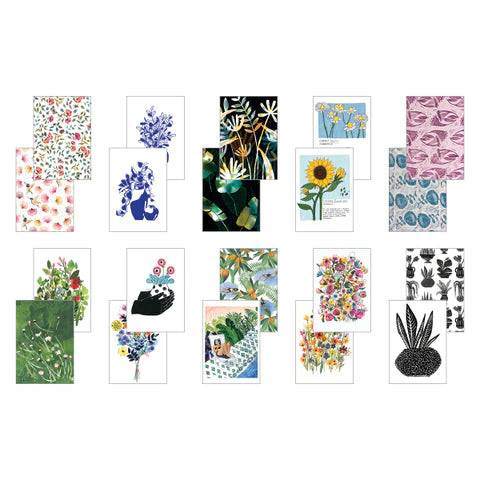 Flower Box - 100 Postcards