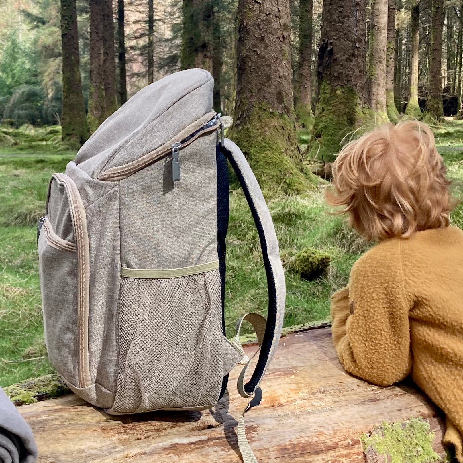 City Cooler Picnic Backpack CHALK EASEL