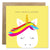 Bold Bunny Card - Magical  Unicorn Birthday
