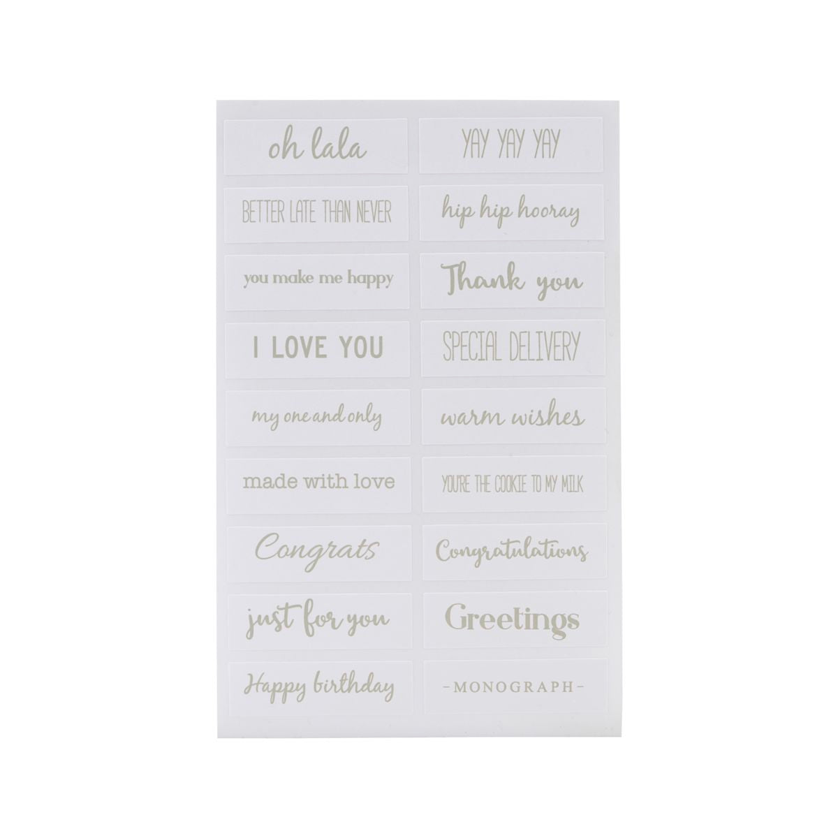 Stickers Quotes Silver