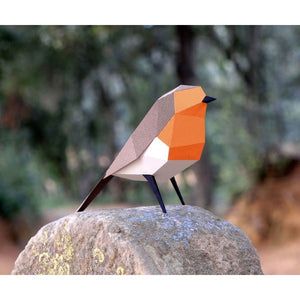 Plego Paper Kit - European Robin